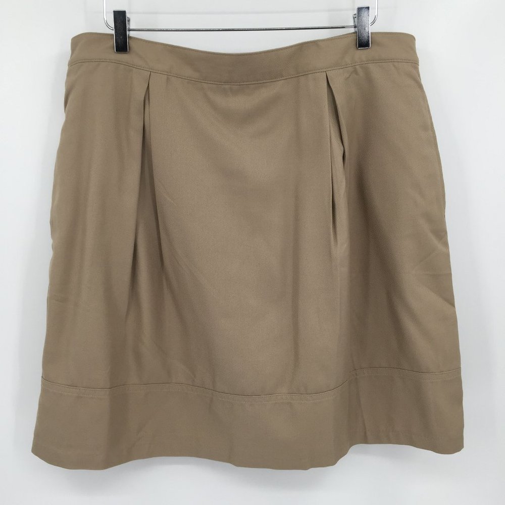 Lands End School Uniform pleated skort women new 16